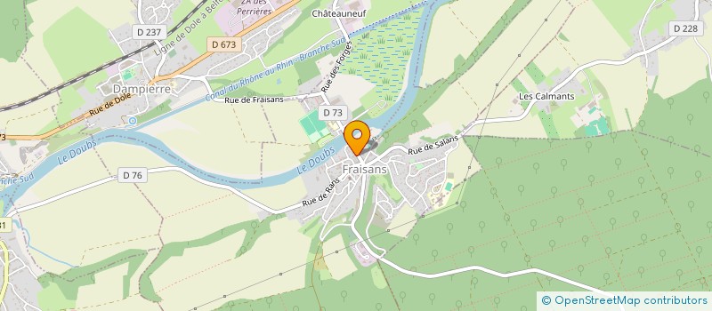 localisation de l'entreprise MONSIEUR BAPTISTE PAPILLON  FRAISANS