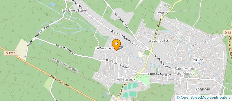 localisation de l'entreprise MONSIEUR BAPTISTE PARIOLLEAU  SAINT-AUBIN-DE-MEDOC