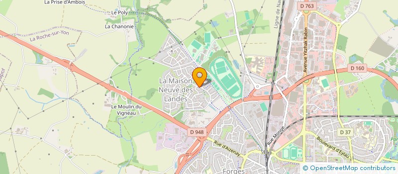 localisation de l'entreprise MONSIEUR BAPTISTE PARMANTIER à LA ROCHE-SUR-YON