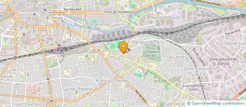 localisation de l'entreprise MONSIEUR BAPTISTE PASSEMARD  RENNES