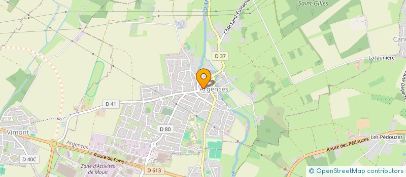 localisation de l'entreprise MONSIEUR BAPTISTE PATEY  ARGENCES