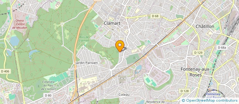 localisation de l'entreprise MONSIEUR BAPTISTE PAVLIDIS  CLAMART