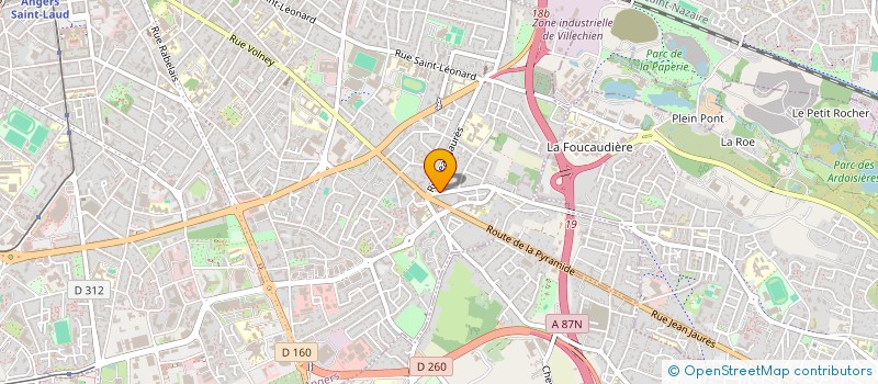 localisation de l'entreprise MONSIEUR BAPTISTE PELLETIER à ANGERS