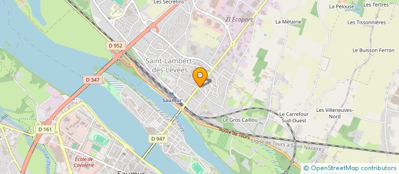 localisation de l'entreprise MONSIEUR BAPTISTE PERIGNON  SAUMUR