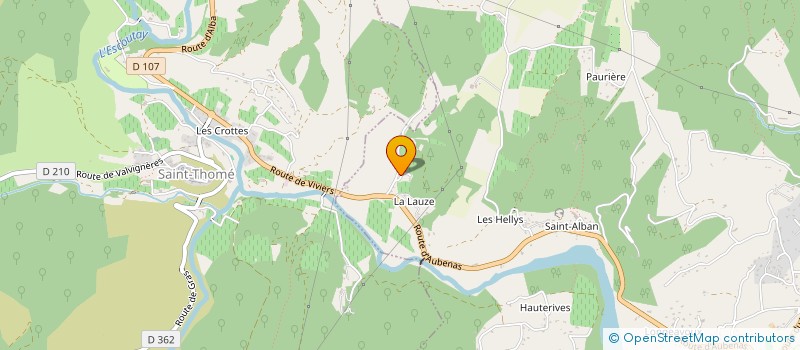 localisation de l'entreprise MONSIEUR BAPTISTE PERLADE  VIVIERS