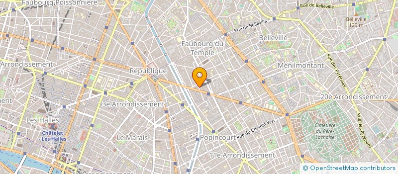 localisation de l'entreprise MONSIEUR BAPTISTE PERON  PARIS