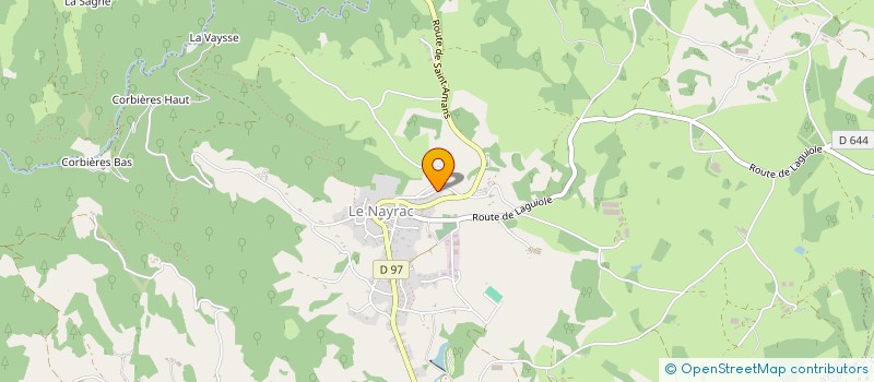 localisation de l'entreprise MONSIEUR BAPTISTE PERRIER  LE CAYROL