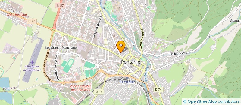 localisation de l'entreprise MONSIEUR BAPTISTE PERRIGOT  PONTARLIER