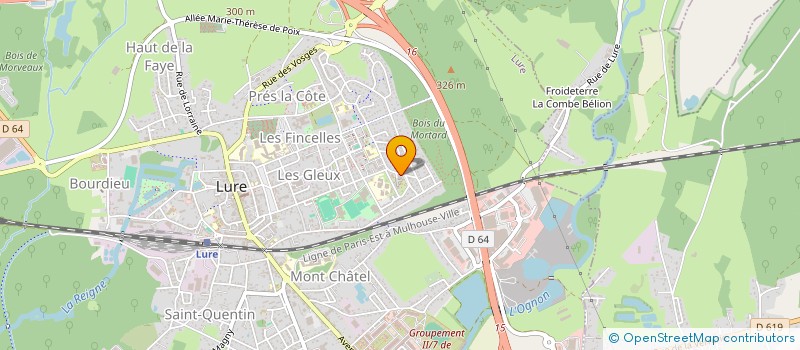 localisation de l'entreprise MONSIEUR BAPTISTE PERSICO  LURE