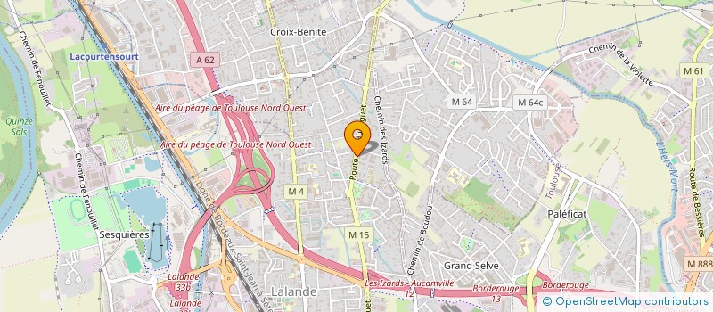 localisation de l'entreprise MONSIEUR BAPTISTE PERY  TOULOUSE