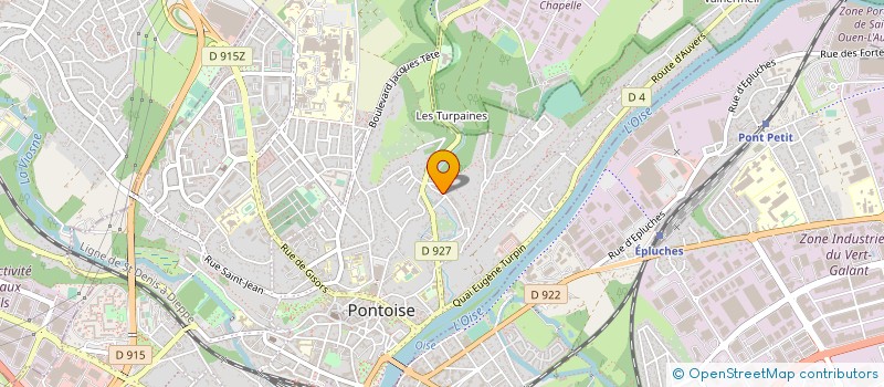 localisation de l'entreprise MONSIEUR BAPTISTE PEYRAT à PONTOISE