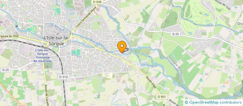 localisation de l'entreprise MONSIEUR BAPTISTE PHILIBERT  L'ISLE-SUR-LA-SORGUE