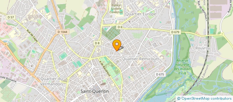 localisation de l'entreprise MONSIEUR BAPTISTE PIEKACZ à SAINT-QUENTIN