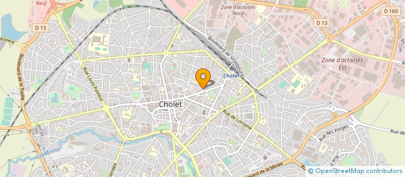 localisation de l'entreprise MONSIEUR BAPTISTE PINEAU à CHOLET