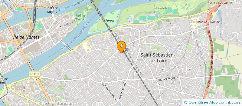 localisation de l'entreprise MONSIEUR BAPTISTE PIOLA  SAINT-SEBASTIEN-SUR-LOIRE