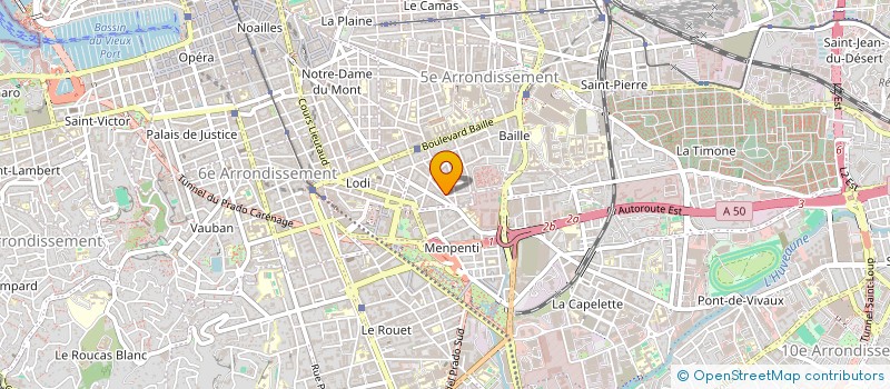 localisation de l'entreprise MONSIEUR BAPTISTE PISTON  MARSEILLE