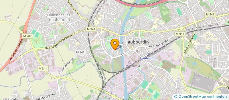 localisation de l'entreprise MONSIEUR BAPTISTE PLANQUE  HAUBOURDIN