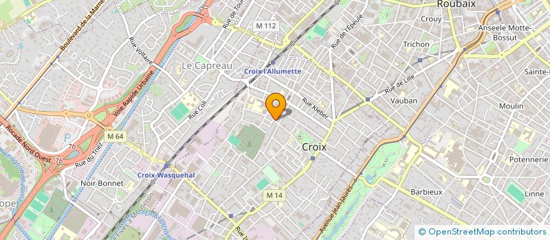 localisation de l'entreprise MONSIEUR BAPTISTE PLICHON à CROIX