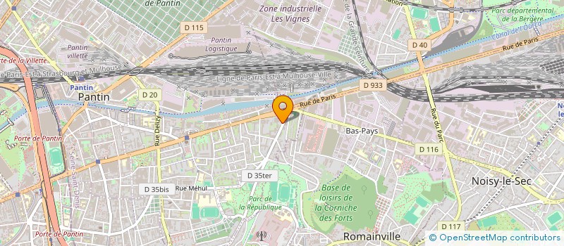 localisation de l'entreprise MONSIEUR BAPTISTE PLOUCHART à ROMAINVILLE