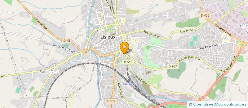 localisation de l'entreprise MONSIEUR BAPTISTE POLIN  LISIEUX