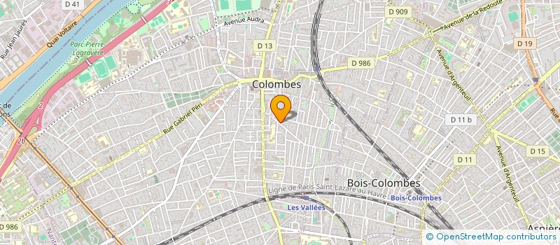 localisation de l'entreprise MONSIEUR BAPTISTE PONS à COLOMBES