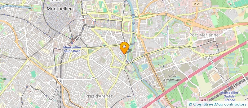 localisation de l'entreprise MONSIEUR BAPTISTE PORCHET à MONTPELLIER