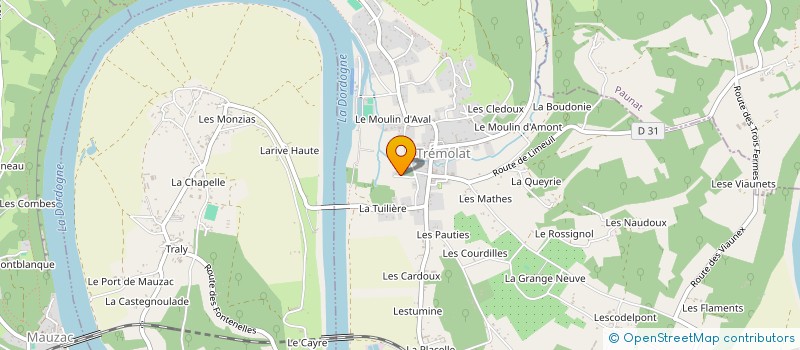 localisation de l'entreprise MONSIEUR BAPTISTE PORTE  TREMOLAT