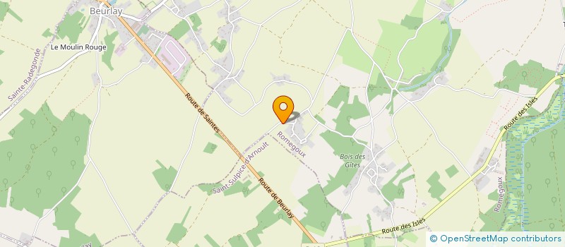 localisation de l'entreprise MONSIEUR BAPTISTE POURPOINT  ROMEGOUX