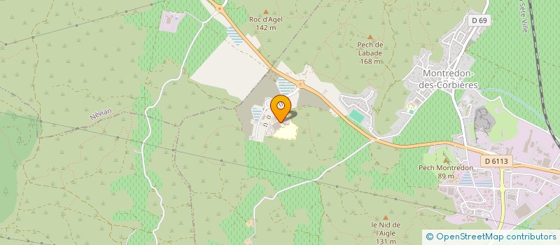 localisation de l'entreprise MONSIEUR BAPTISTE PRADAL  NARBONNE