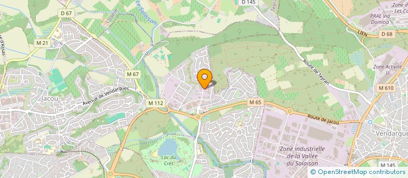 localisation de l'entreprise MONSIEUR BAPTISTE PRADURAT  BERNIS