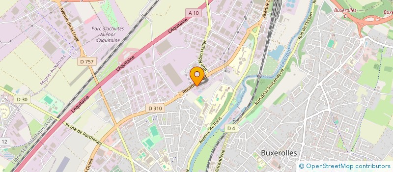 localisation de l'entreprise MONSIEUR BAPTISTE PRINTEMPS  POITIERS