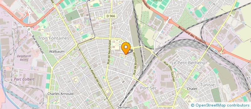 localisation de l'entreprise MONSIEUR BAPTISTE PUBERTIER  REIMS