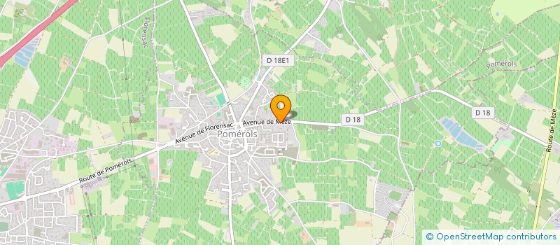 localisation de l'entreprise MONSIEUR BAPTISTE PUECH  POMEROLS