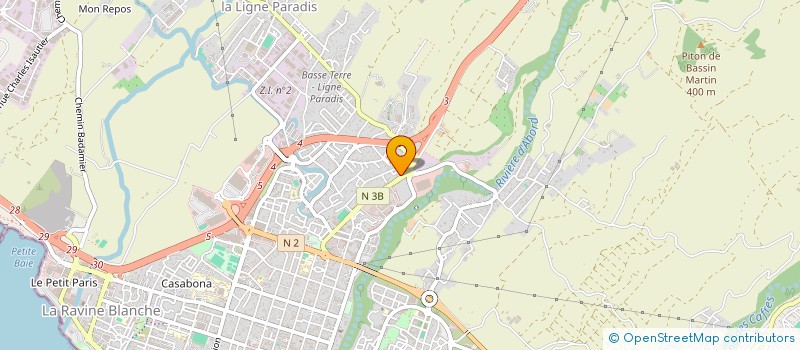 localisation de l'entreprise MONSIEUR BAPTISTE PUJOL  SAINT-PIERRE