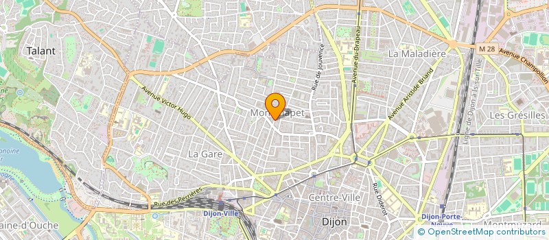 localisation de l'entreprise MONSIEUR BAPTISTE QUENAUDON à DIJON