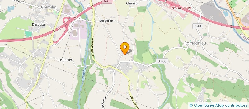 localisation de l'entreprise MONSIEUR BAPTISTE QUEYRON  ROMAGNIEU