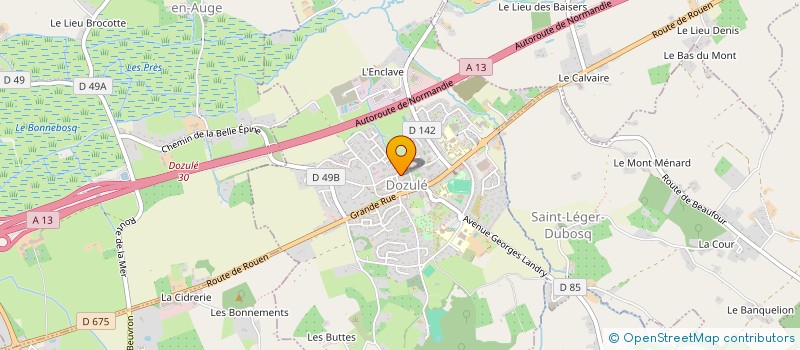 localisation de l'entreprise MONSIEUR BAPTISTE RABAROT  DOZULE