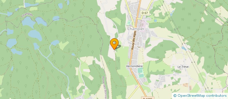 localisation de l'entreprise MONSIEUR BAPTISTE RABILLOUD  CHAMPIER