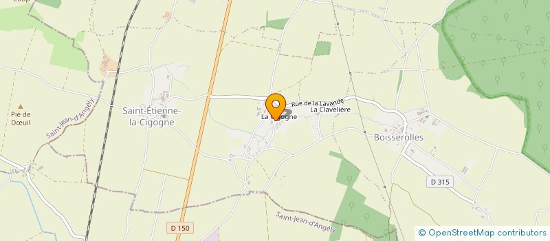 localisation de l'entreprise MONSIEUR BAPTISTE RAGUENAUD  PLAINE-D'ARGENSON