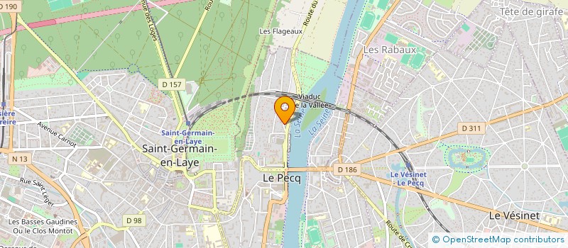 localisation de l'entreprise MONSIEUR BAPTISTE RAINTEAU  LE PECQ