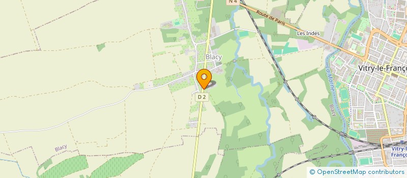 localisation de l'entreprise MONSIEUR BAPTISTE RAMALHO  BLACY