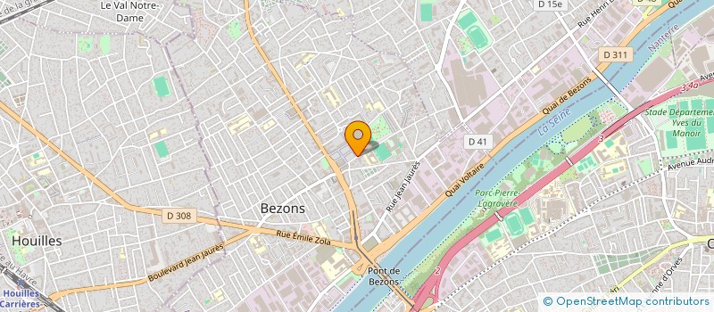 localisation de l'entreprise MONSIEUR BAPTISTE RAMDANE HASSANI à BEZONS
