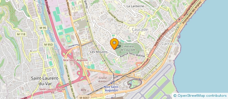 localisation de l'entreprise MONSIEUR BAPTISTE RANDAZZO  NICE