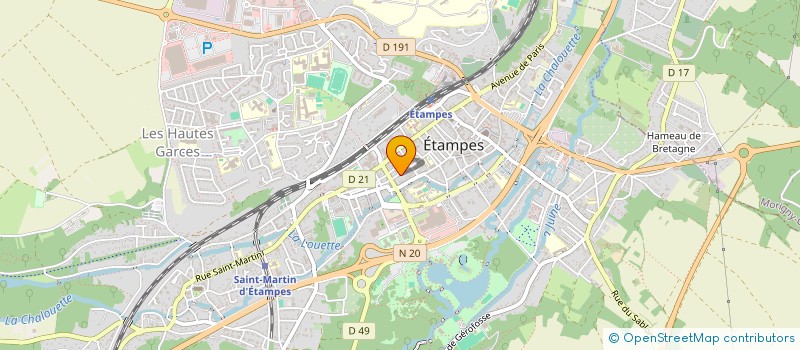 localisation de l'entreprise MONSIEUR BAPTISTE RAT  ETAMPES