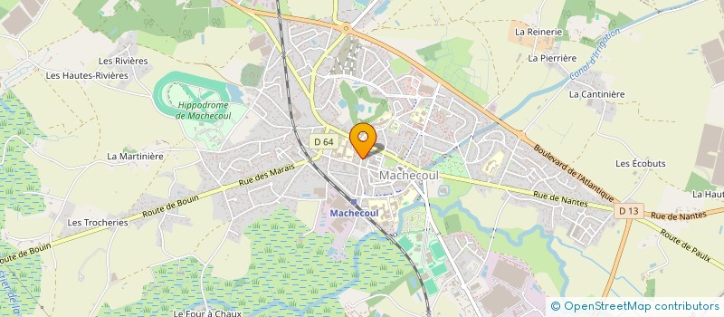 localisation de l'entreprise MONSIEUR BAPTISTE RAUTUREAU  MACHECOUL-SAINT-MEME