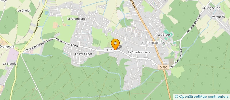 localisation de l'entreprise MONSIEUR BAPTISTE REBILLARD  SAINT-CYR-SUR-LOIRE