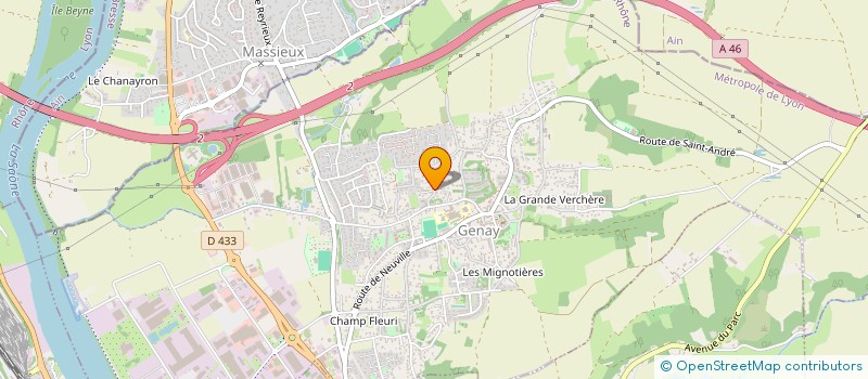 localisation de l'entreprise MONSIEUR BAPTISTE REGNIER  GENAY