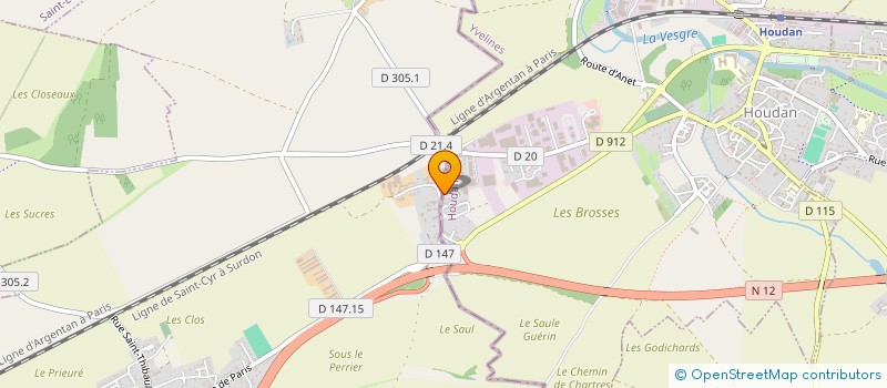 localisation de l'entreprise MONSIEUR BAPTISTE REIMANN  HOUDAN