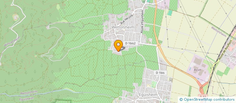 localisation de l'entreprise MONSIEUR BAPTISTE REMANDE  WETTOLSHEIM