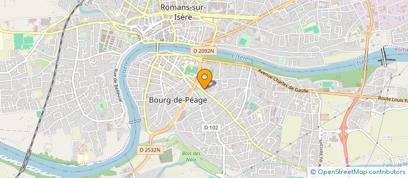 localisation de l'entreprise MONSIEUR BAPTISTE REYNET  BOURG-DE-PEAGE